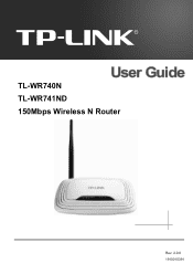 TP-Link TL-WR741ND User Guide