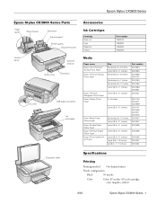 Epson CX3810 Product Information Guide