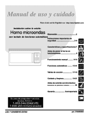 Frigidaire MWV150KW Complete Owner's Guide (Español)