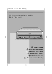 HP KN844UA#ABA HP Pavilion PC's - (English) Philips CDD-4801 CD-RW User's Manual