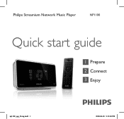 Philips NP1100 Quick start guide