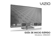 Vizio M502i-B1 Quickstart Guide (Spanish)