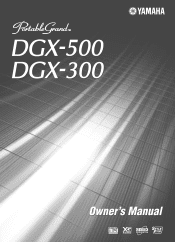 Yamaha DGX-300 Owner's Manual