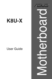 Asus K8U-X K8U-X User's Manual for English Edition