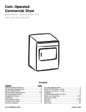 Frigidaire FCGD3000ES Use and Care Manual