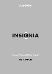 Insignia NS-DP8CH User Manual (English)