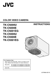 JVC TK-C9300U Instruction Manual