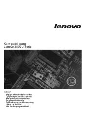 Lenovo J100 (Danish) Quick reference guide