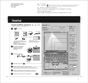Lenovo ThinkPad X40 (Hungarian) Setup guide for ThinkPad X40 and X41