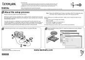 Lexmark Network Printer Device Setup Sheet