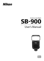 Nikon SB 900 User Manual