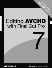Panasonic AG-MDR15 Editing AVCHD with Final Cut Pro 7