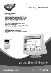Philips 107S2198 Leaflet (English)