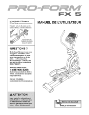 ProForm Fx5 Elliptical Canadian French Manual