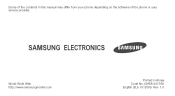 Samsung B3310 User Manual