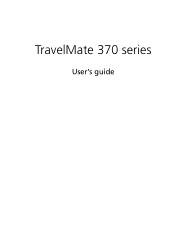 Acer TravelMate 370 User Manual
