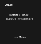 Asus PadFone E A68M PadFone E User Manual English