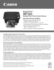 Canon MultiPASS MP360 MP360_spec.pdf