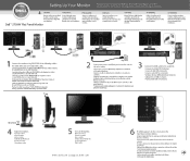 Dell 2709W Setup Diagram