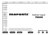 Marantz PM6005 Owner's Manual in Spanish