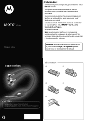 Motorola MOTO VE240 Getting Started Guide (Spanish)