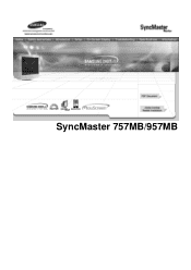 Samsung 957MB User Manual (user Manual) (ver.1.0) (English)