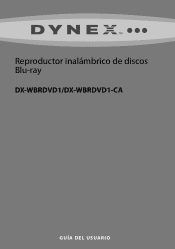 Dynex DX-WBRDVD1 User Manual (Spanish)
