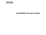 Epson WorkForce DS-770 Users Guide