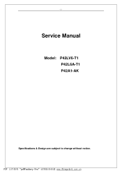 Haier P42L6A-T1 User Manual