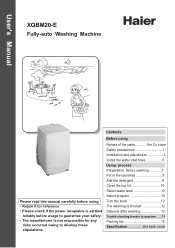 Haier BW-Z20A User Manual