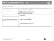 HP M1319f HP LaserJet M1319 MFP - Fax Tasks