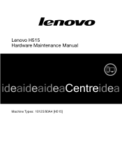 Lenovo H515 Lenovo H515 Hardware Maintenance Manual