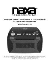 Naxa NRC-175 NRC-175 Spanish Manual
