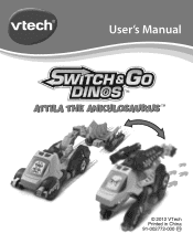 Vtech Switch & Go Dinos - Attila the Ankylosaurus User Manual