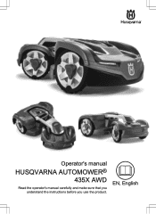 Husqvarna AUTOMOWER 435X AWD Owner Manual