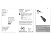Intermec SF61B SF61 Cordless Scanner Quick Start Guide