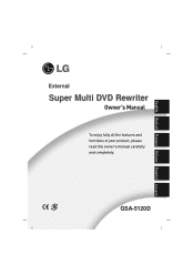 LG GSA-5120D User Manual