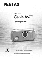 Pentax OPTIOWP Operation Manual