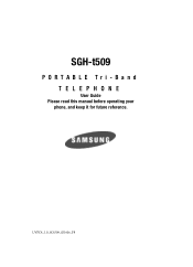 Samsung T509 User Manual (user Manual) (ver.f8) (English)