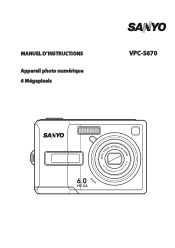 Sanyo VPC-S670R VPC-S670R Owners Manual French