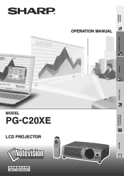 Sharp PG-C20XE Operation Manual