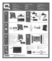 HP Presario All-in-One CQ1-1000 Setup Poster