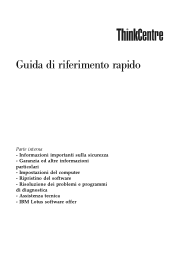 Lenovo ThinkCentre E51 (Italian) Quick reference guide