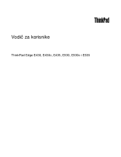 Lenovo ThinkPad Edge E435 (Bosnian) User Guide