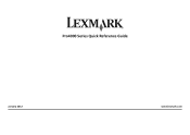 Lexmark 90P4000 Quick Reference