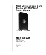 Netgear WNDR3300v2 WNDR3300v2 Setup Manual