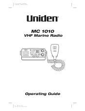 Uniden MC1010 English Owners Manual