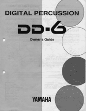 Yamaha DD-6 Owner's Manual (image)