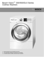 Bosch WFVC544AUC User Manual