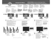 Dell 2707WFP Flat Panel Mntr Setup Diagram